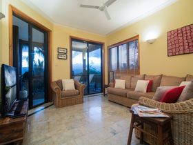 Point 8 Villa living room with views Luxury Accommodation Port Douglas