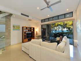 The Esplanade Port Douglas living room with a view